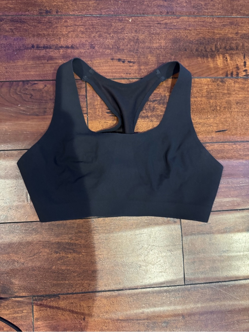 lululemon athletica Black Seamless Racerback Sports Bra
